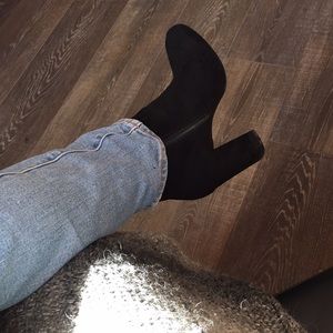 Black Heeled Booties